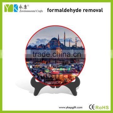 Wholesale night scene decorative plate home furnishings for trade customers,family,friends