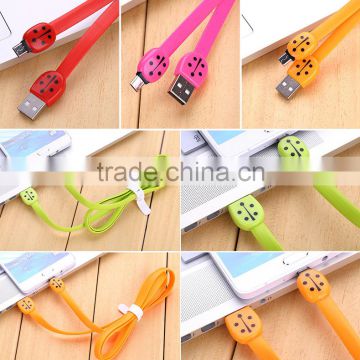 Colored USB Mobile Charger With TPE Materials, Multi Function Slim Micro USB Cable for Mobile Phone photo-6