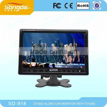 9 Inch Car Lcd Monitor With Touch Button