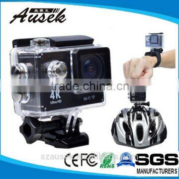 4K 30fps action camera sport cam mini Vedio camera 1080P Ultra HD 170 HD Wide Angle Fish-eye Lens