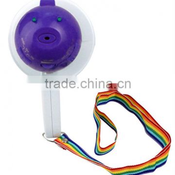 kids toy megaphone with several colors& rainbow color strap