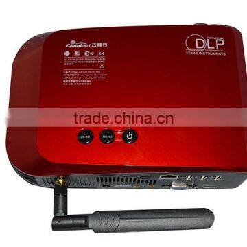 Android 4K Portable Projector 1GB RAM 8GB ROM Cheap Projector Mobile Phone 10000 Lumens Projector photo-3