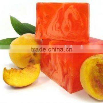 Peach natural handmade soap