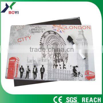 Magnetic board writing