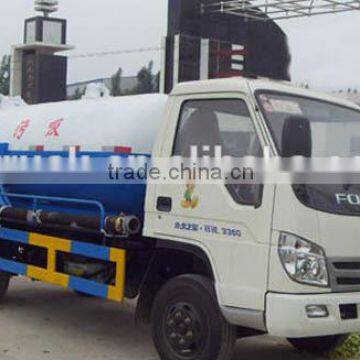 FOTON 4x2 4000L Small Vacuum Pump Truck With Vacuum Pump 98hp