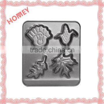 Leaf Shape Biscuit Pans Carbon Steel Baking Tray