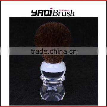 Clear Acrylic Handle Custom Shaving Brush