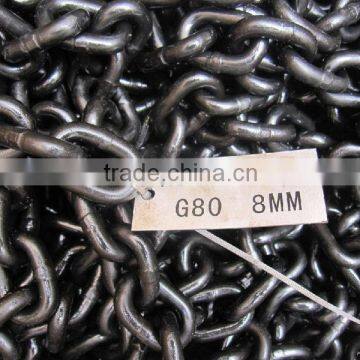 Black Surface G80 Alloy Steel Load Chain