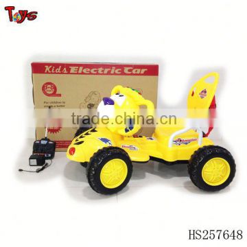 Hot sales with light and music 8 channels RC baby car