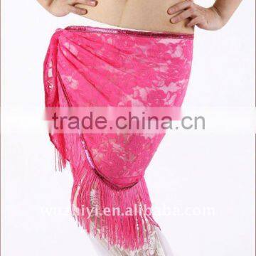 Lace Belly Dance Hip Scarf in 9 Colors