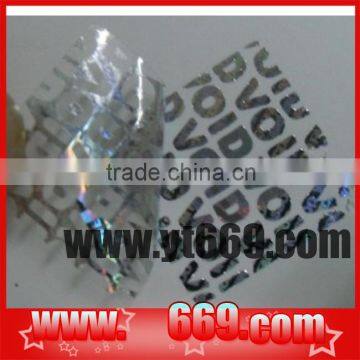 Tamper Evident Security Seal Tape(pet),Warranty Void If Removed Stickers