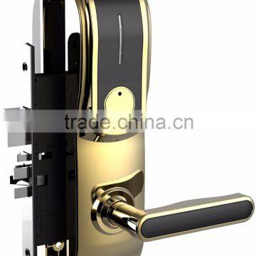 Rfid Card Security Handle Safe Electronic Digital Hotel Smart Keyless Bedroom Door Lock photo-2