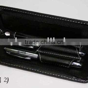 leather pen pouch