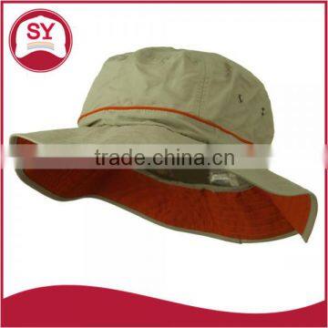 Solid in color UV Fisherman/Bucket Hat with adjustable draw string