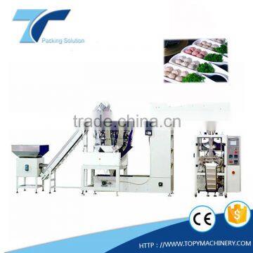 Rolled Meat frozen food VFFS wrapping machine