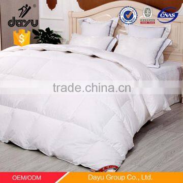 Duck/ Goose Down Feather Duvet Comforter Luxury Silk & Cotton Blended Fabric Down Comforter