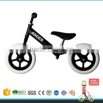 ANDER best selling aluminum kids educational no pedal balance bicycle bike