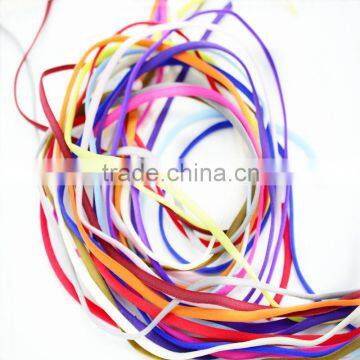 Petty 5mm Spandex hair tie - shoe lace -Garment accessory nylon elastic waistband