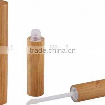 Lip Gloss Tube,beauty Sex Tube Lip Gloss,empty Lip Gloss Tubes With Brush,bamboo Cosmetic Packaging