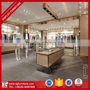 New hot sale fashion ladies clothes shop decoration design