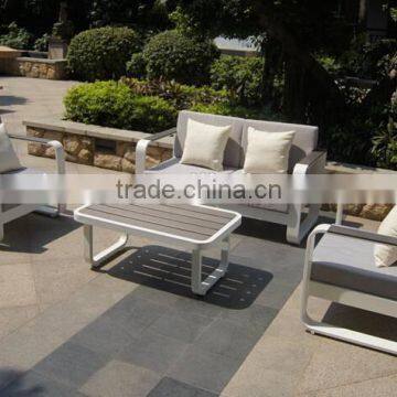 alum polywood sofa set KD outdoor garden furniture