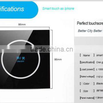 Perfect High Quality Smart One Gang Smart Touch Switch