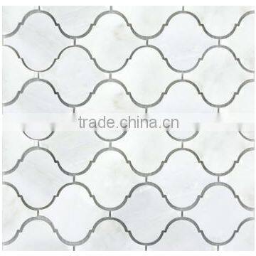 marble mosaic design, stone mosaic tiles, kitchen backsplash mosaics(PMBS180)