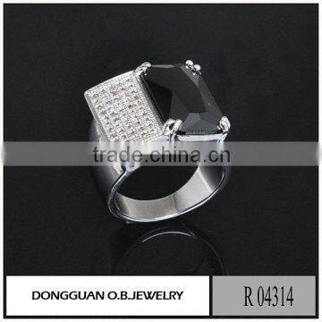 Fashionable 925 Sterling Silver Ring Jewelry, Big Size Zircon Jewelry photo-5