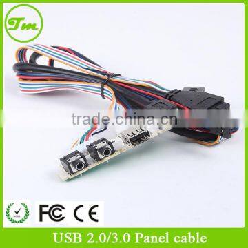Quality computer case Front panel USB 3.0/2.0 Audio Cable