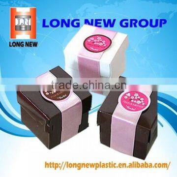 E Custom candy wedding Premiums gift box paper packaging