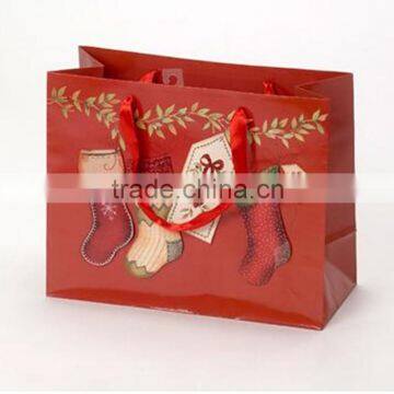 Luxury Celebrate Christmas Gift Packaging Paper Bag