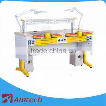 Promotion! CE approved 1.8m length twin dental lab working bench/ dental workstation AMJ-56