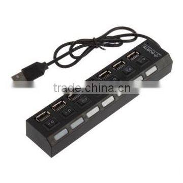 2016 new arrival Mini portable High Speed super 7 Ports USB 2.0 HUB