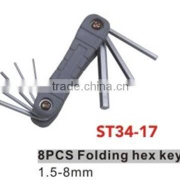 8pcs folding ball point hex key set
