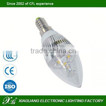 Xiaguang 3000K-6500K E27 LED Candle Bulb dimmable led candle bulb