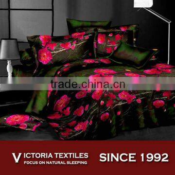 4D reactive printed bed quilt doona bed cover set all sizes