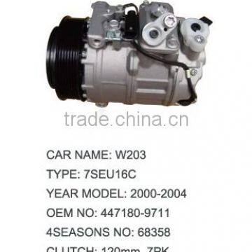 A/C Compressor For MERCEDES-BENZ W203 447180-9711