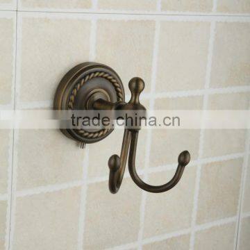 Antique Brass Decorative Robe Hook, Wall Coat Hooks for Bathroom accessories