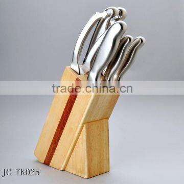 5PCS knife set with 1pc scissor for good stainless steel knife set