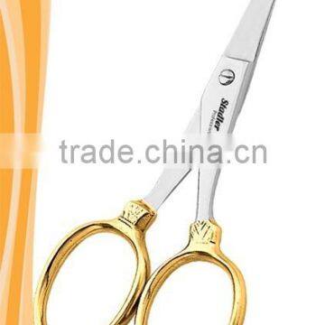 Fancy scissor supreme quality stainless steel 3 inch A straight pointed blades small scissor