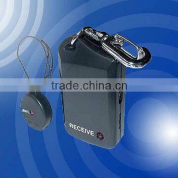 white/black optional small size and portable personal usage anti lost alarm