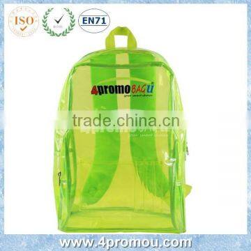 Eco-friendly clear pvc bag for school