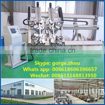 CNC Vertical Corner Crimping and Forming Machine with 4 Heads