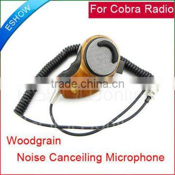 4 Pin Wood grain noise canceling Microphone HG-M84w for Cobra