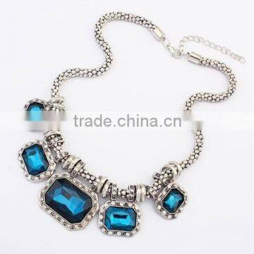 Top Quality Crystal Choker Vintage Pendant Statement Necklace Women Necklaces & Pendants Fashion Necklaces for Women 2014