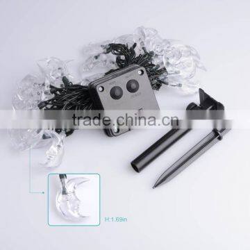 20ft 30 LED Moon String Solar Led Light or Outdoor, Gardens, Homes, Wedding, Christmas Party photo-6