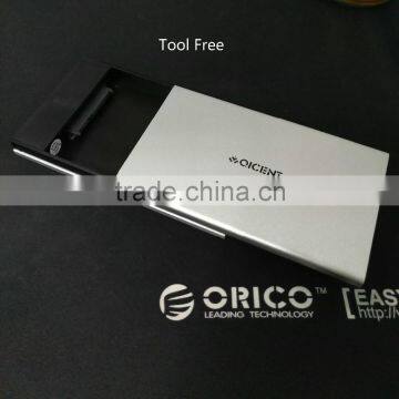 Wholesale ORICO 2528C3 TYPE-C 2.5 external custom aluminum hdd enclosure hdd case 15mm