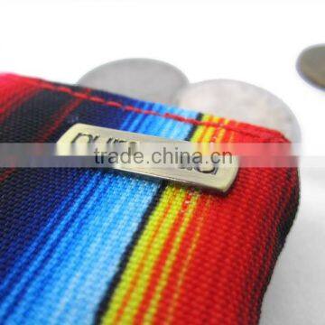 China Supplier Shenzhen Custom Cotton Canvas Zipper Pouch