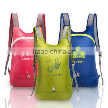 New Womens Mens Foldable Water Resistant Backpack Outdoor Hiking Travel Rucksack