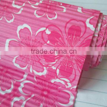 Corrugated Flowers wrapping paper